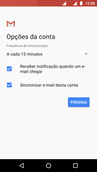 Como configurar seu celular para receber e enviar e-mails - Motorola Moto Z2 Play - Passo 20