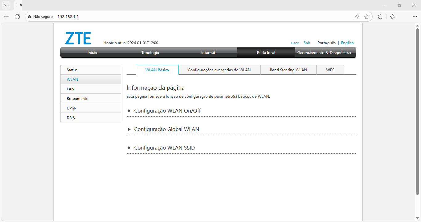 Como configurar o nome (SSID) e a senha da rede Wi-Fi Mesh pelo computador - ZTE H6701Q - Passo 7