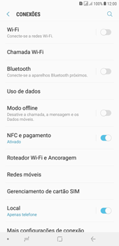 Como selecionar o tipo de rede adequada - Samsung Galaxy J4+ - Passo 4