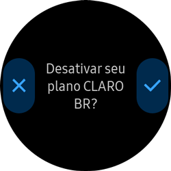 Como desativar Claro Sync - Samsung Galaxy Watch 3 - Passo 9