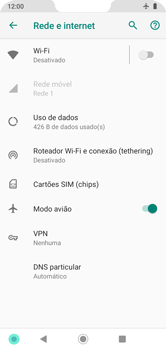 Como ativar e desativar o modo avião no seu aparelho - Motorola Moto G7 Power - Passo 7