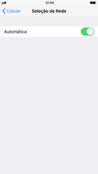 Como selecionar o tipo de rede adequada - Apple iPhone 6 - Passo 4