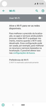 Como se conectar a uma rede Wi-Fi - Motorola One Action - Passo 6