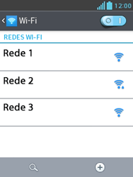Como se conectar a uma rede Wi-Fi - LG Optimus L3 II - Passo 6