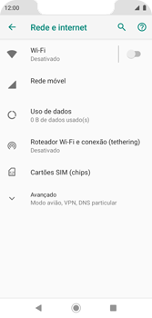 Como se conectar a uma rede Wi-Fi - Motorola Moto G7 Play - Passo 5
