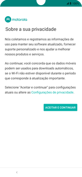 Como configurar pela primeira vez - Motorola Moto E6 Plus - Passo 12