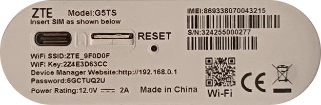 ZTE G5TS