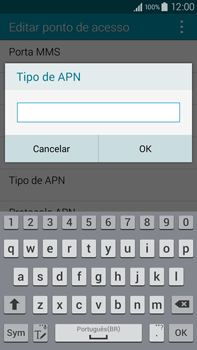 Como configurar a internet do seu aparelho (APN) - Samsung Galaxy Note - Passo 13