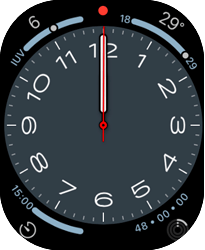 Como ajustar o brilho da tela - Apple Watch Ultra - Passo 1