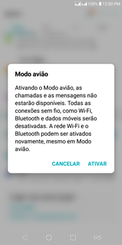 Como ativar e desativar o modo avião no seu aparelho - LG K12+ - Passo 4