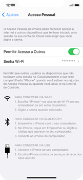 Como usar seu aparelho como um roteador de rede Wi-Fi - Apple iOS 14 Apple iOS 14 - Passo 7