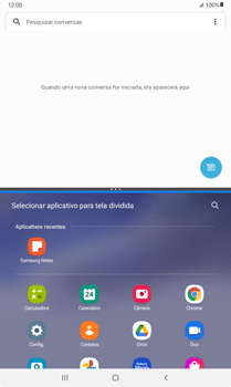 Como abrir aplicativos no modo tela dividida - Samsung Galaxy Tab A7 Lite - Passo 5