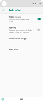 Como ativar e desativar o roaming de dados - Motorola One Action - Passo 5