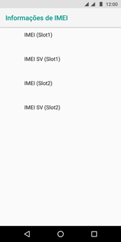 Como encontrar o número de IMEI do seu aparelho - Motorola Moto G6 Play - Passo 7