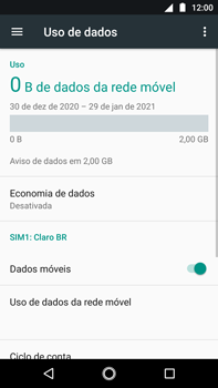 Como ativar e desativar uma rede de dados - Motorola Moto G5s Plus - Passo 5