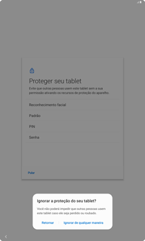 Como configurar pela primeira vez - Samsung Galaxy Tab S6 Lite - Passo 13