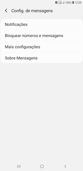 Como configurar o telefone para receber mensagens - Samsung Galaxy J4+ - Passo 5