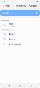 Como se conectar a uma rede Wi-Fi - Samsung Galaxy A20 - Passo 9