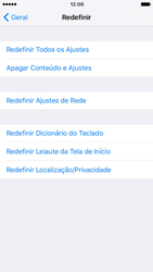 Como restaurar as configurações originais do seu aparelho - Apple iOS 10 Apple iOS 10 - Passo 5