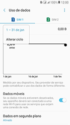 Como definir um aviso e limite de uso de dados - Samsung Galaxy J2 Prime - Passo 7