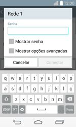 Como se conectar a uma rede Wi-Fi - LG F60 - Passo 7