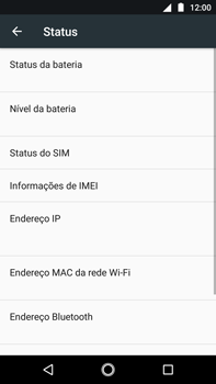 Como encontrar o número de IMEI do seu aparelho - Motorola Moto G5s Plus - Passo 5