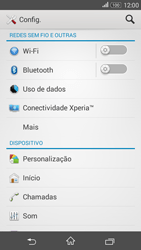 Como configurar a internet do seu aparelho (APN) - Sony Xperia E4G - Passo 4