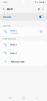 Como se conectar a uma rede Wi-Fi - Samsung Galaxy S23 Ultra - Passo 9