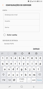 Como configurar seu celular para receber e enviar e-mails - Samsung Galaxy J8 - Passo 10