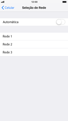 Como selecionar o tipo de rede adequada - Apple iPhone 6 - Passo 5