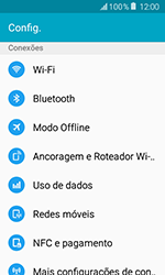 Como usar seu aparelho como um roteador de rede Wi-Fi - Samsung Galaxy J1 - Passo 4