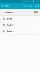 Como se conectar a uma rede Wi-Fi - Samsung Galaxy J3 Duos - Passo 6