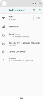 Como conectar à internet - Motorola One Action - Passo 10
