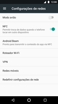 Como ativar e desativar o roaming de dados - Motorola Moto G5s Plus - Passo 4