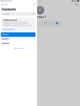 How to manage duplicate contacts in iOS 16