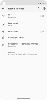 Como ativar e desativar o roaming de dados - Motorola Moto G8 Power - Passo 4