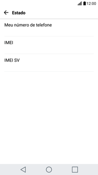 Como encontrar o número de IMEI do seu aparelho - LG G5 Stylus - Passo 5