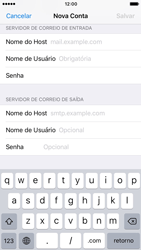 Como configurar seu celular para receber e enviar e-mails - Apple iOS 10 Apple iOS 10 - Passo 12