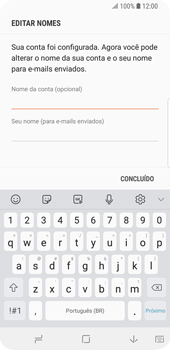 Como configurar seu celular para receber e enviar e-mails - Samsung Galaxy S9 - Passo 16
