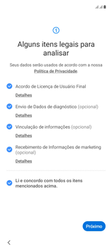 Como configurar pela primeira vez - Samsung Galaxy A21s - Passo 5
