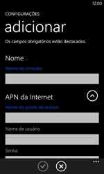 Como configurar a internet do seu aparelho (APN) - Nokia Lumia 1020 - Passo 10