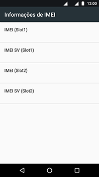 Como encontrar o número de IMEI do seu aparelho - Motorola Moto Z2 Play - Passo 6
