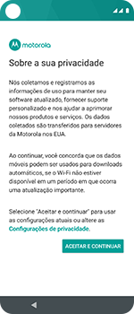 Como configurar pela primeira vez - Motorola One Vision - Passo 18