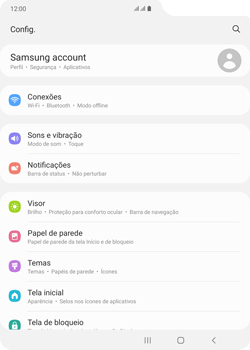 Como conectar à internet - Samsung Galaxy Fold - Passo 4