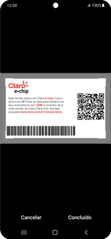 Como ativar o eSIM através do QR Code recebido via e-mail - Samsung Galaxy S22 - Passo 17