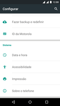 Como encontrar o número de IMEI do seu aparelho - Motorola Moto X Play - Passo 3