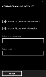 Como configurar seu celular para receber e enviar e-mails - Nokia Lumia 1020 - Passo 20