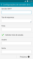 Como configurar seu celular para receber e enviar e-mails - Samsung Galaxy S5 - Passo 12