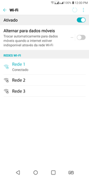 Como se conectar a uma rede Wi-Fi - LG K12+ - Passo 7