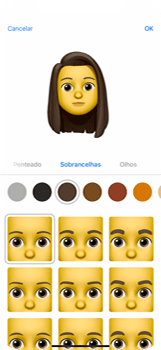 Como criar um Memoji - Apple iOS 16 Apple iOS 16 - Passo 8